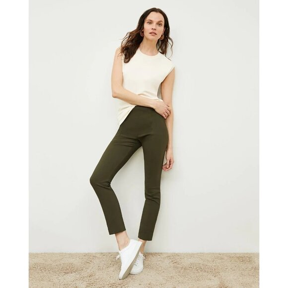 MM LAFLEUR Pants The Foster Pant - PowerStretch in Olive sz. 8 - Picture 5 of 15